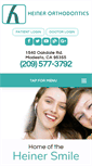 Mobile Screenshot of modestoortho.com